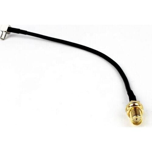 100pcs/lot SMA Female Jack To TS9 Male Right Angle RG174 Pigtail Cable Antenna Coaxial Cables high quality wholesale