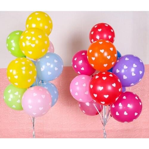 12 Inch Love Printing Confession Latex DIY Globos Valentines Day Wedding Decoration Party Heart Balloons