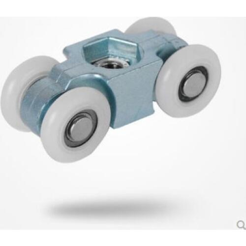 6pcs Hanging wheel glass door, sliding door pulley, the pulley, sliding door fittings