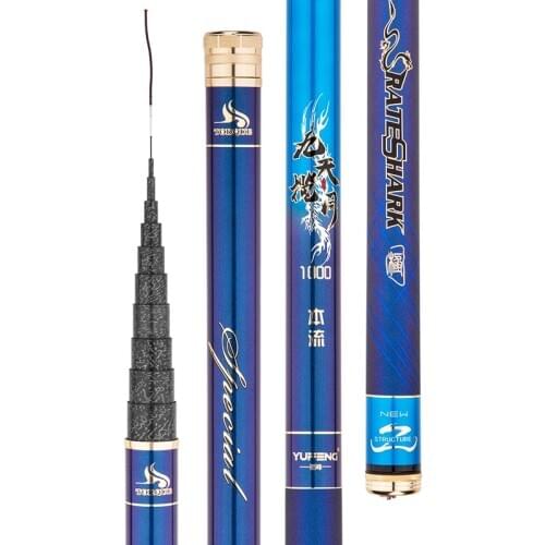 8/9/10/11/12/13m Power Hand Rod High Carbon Fiber Telescopic Fishing Olta Carp Fish Canne Vara De Pesca Fishing Tackle