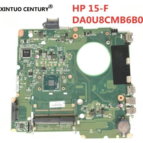 828168-601 828168-001 828168-501 DA0U8CMB6B0 FOR HP Pavilion 15-F U8C Laptop Motherboard N3050 CPU 100% taset