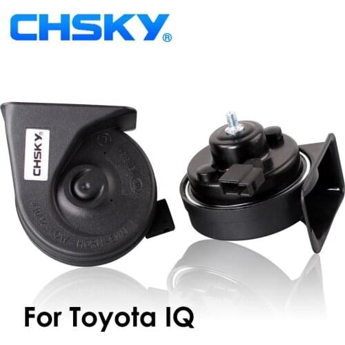 CHSKY Car Horn Snail type Horn For Toyota IQ 2008 to 2015 12V Loudness 110-129db Auto Horn Long Life Time High Low Klaxon