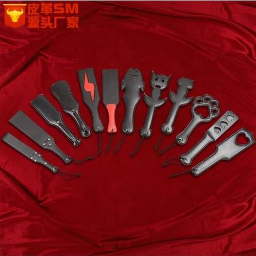 Bitch Slut Sex & Mischief Heart Slapper Paddle Whips fantasy Flogger cosplay Slave BDSM sex toys for couples bondage spank S0851