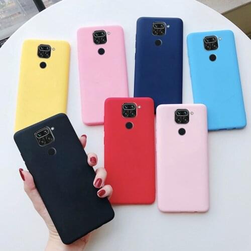 For Xiaomi Redmi Note 9 Case Silicon Cute Soft Tpu Phone Back On Xiomi Redmi Note 9 Cover Bumper Funda 6.53" Redmi Note 9 cases