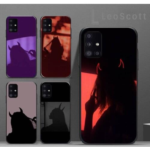 Devil sexy Woman Phone Case For Samsung A40 A50 A51 A71 A20E A20S S8 S9 S10 S20 Plus note 20 ultra 4G 5G