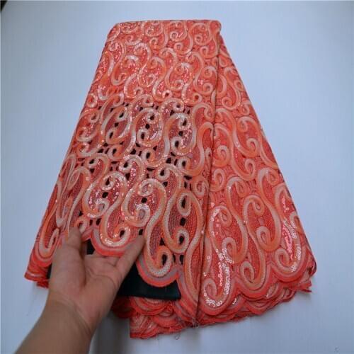 African sequins lace fabric high quality lace double organza full sequins french tulle mesh Nigerian lace fabrics OLP-241