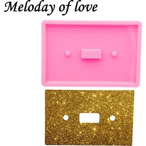 Glossy Silicone Light switch covers Mold, Outlet covers Epoxy Jewelry Resin Casting Moulds Clay Molds in Sculpture DY0776