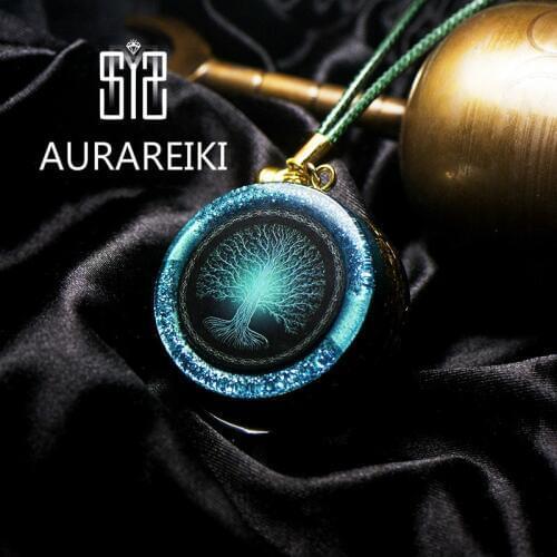 Orgon Crystal Pendant Spiritual Life Tree Organogo Pendant Amulet Necklace Negative Energy Emf Protection For Chakra Healing