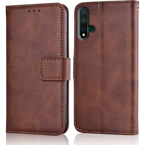Nova 5pro Case Slim Leather Flip Cover for Huawei Nova 5 Pro 6.39" Case Wallet Magnetic case nova5 pro