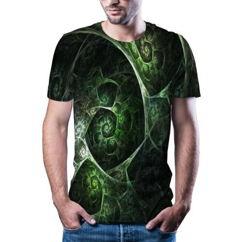 2020 New 3d T -Shirt Men 'S Summer New Crown Pattern Top 3d Quick Dry Printed T -Shirt