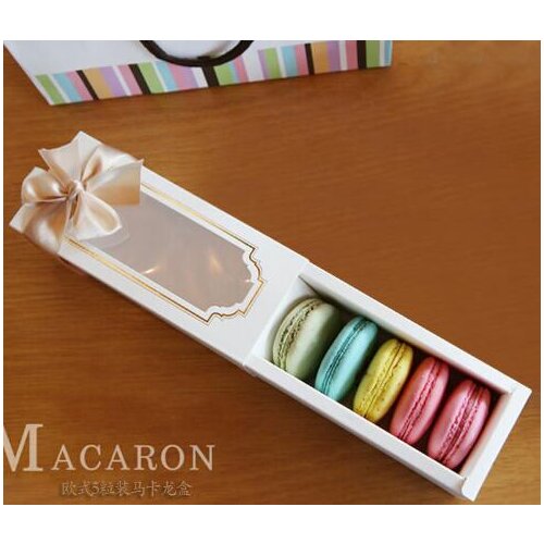 Window Macaron boxe,cake box,gift box 30PCS/LOT