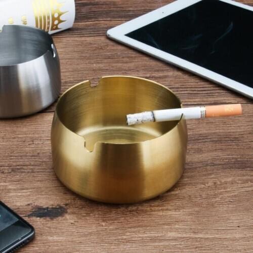 Stainless steel ashtray
