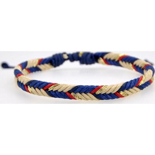 Various colors Lucky Charm Tibetan Bracelets & Bangles For Women Men Handmade Knots Green Rope Amulet Gift Bracelet
