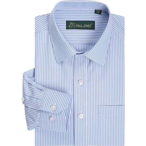 Striped Men Dress Shirts Regular Fit Long Sleeve Plus Size Business Formal Shirt Male Casual Clothing camisa masculina hombre