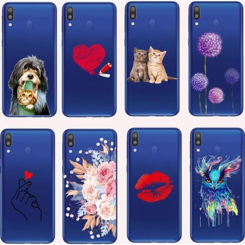 For Samsung Galaxy M20 M205F M205 SM-M205F Case Silicone TPU Protective Cover Phone Case On For Samsung M30 M10 Case Soft