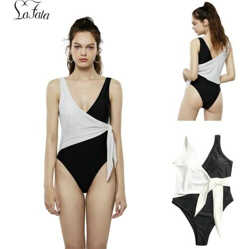 LaFata Womens One Piece Swimsuits Swimwear Slimming Bathing Suits for Women