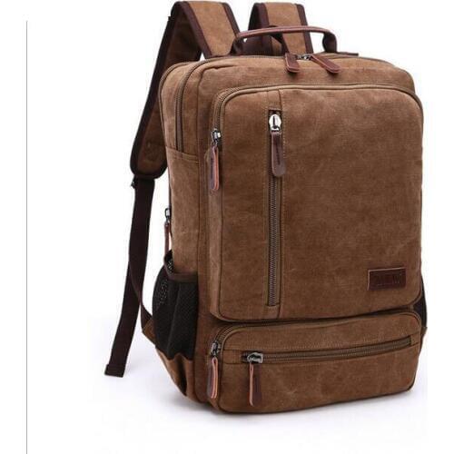 082017 yesetn bag men canvas double shoulder bag backpack