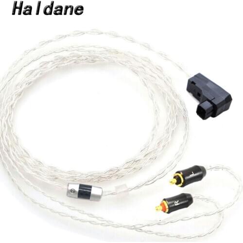 Haldane HIFI 1.2m RSA/ALO Balanced Silver Plated Headphone Upgrade Replacement Cable for UE Live UE6 Pro Headphones