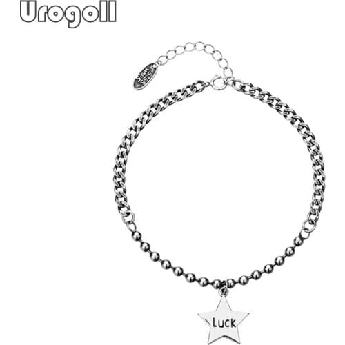 Fine Silver 925 Jewelry Star Bracelet For Women Solid 925 Sterling Silver Bracelets Anniversary Engagement Jewelry Gifts