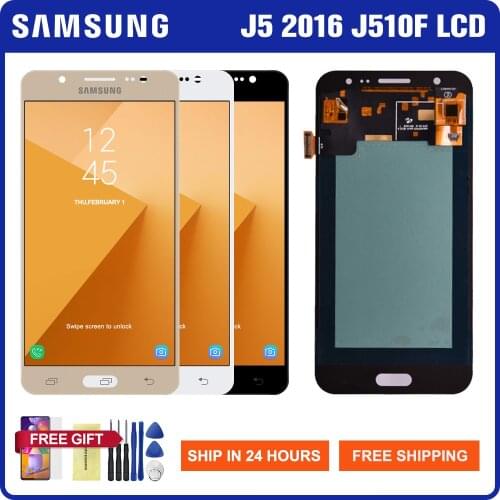 5.0'' Super Amoled Lcd for SAMSUNG Galaxy J5 2015 J500 LCD Display Touch Screen Digitizer Assembly Parts For Samsung J500F J500M
