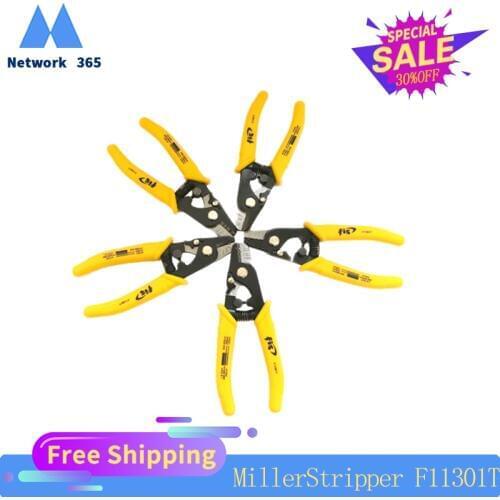 5pcs/lot FIS Fiber Stripping pliers F11301T Three Segmented Stripping Design Miller Wire stripper Free Shipping