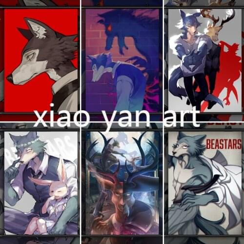 Diamond Painting BEASTARS Legosi Animation Diamond Mosaic Diamond Embroidery Cross Stitch Kits Home Decoration