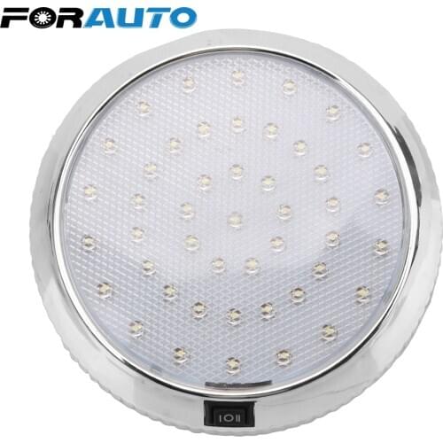 FORAUTO Car Dome Roof Ceiling Interior Light White light Reading Lamp Car-styling 46LED 12V Car Lighting Accessories