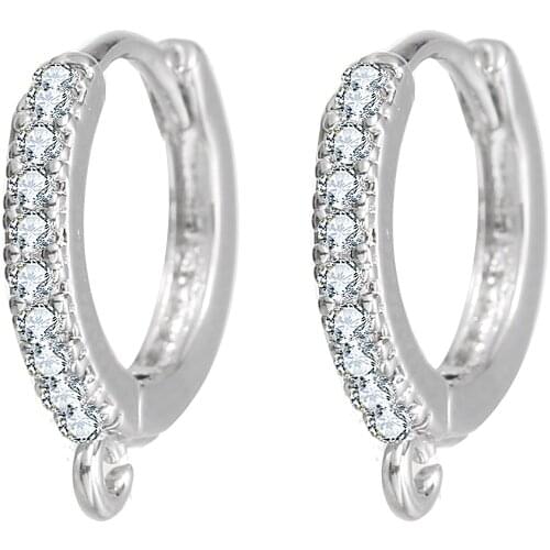 Bettyue New Arrival Classical Round Design Earring With Tiny Cubic Zircon Shiny Jewelry For Femael Charming Decoration