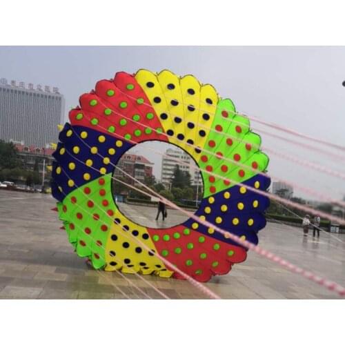 Large new Outdoor toys soft kite Single line kite rainbow big kite outdoor fun 3d bar inflatable kite windsock pendants