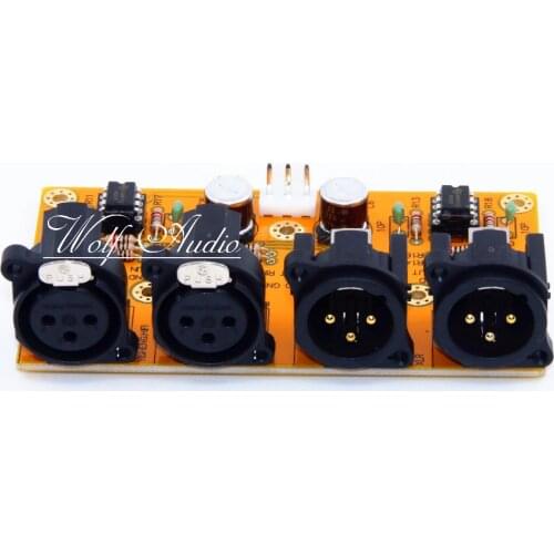 DIY Balanced preamplifier Board Kit / Unbalanced Counterbalanced / Balanced Unbalanced / RCA to XLR board Kit