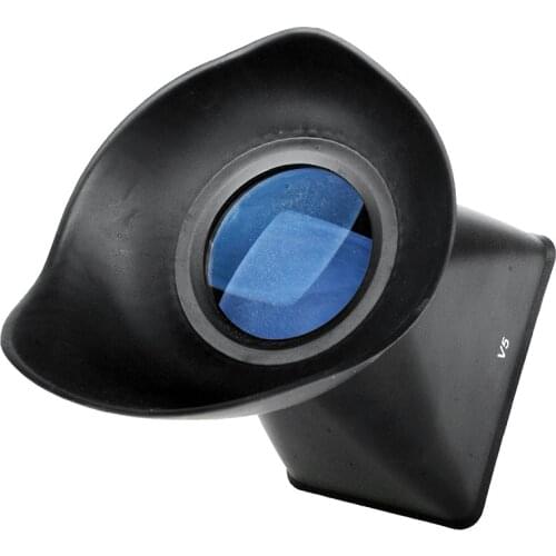 For NIK0N J1 V1 LCD Monitor Viewfinder 2.8X Magnifier Eyecup Extender Camera Sunshade Hood With Optical Glass V5