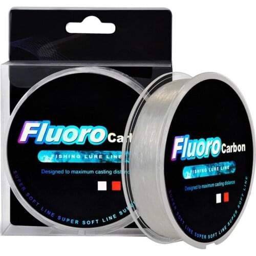 100m Fluorocarbon Fishing Line Carbon Fiber Leader Line Fly Fishing Line Super Soft Line
