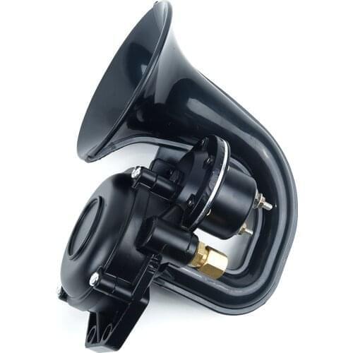 1pc for Car Scania Scania Volvo Black 48w 12V /24V 300db Snail Horn Loud Clear Sound Car Modification Accessories