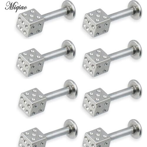 Miqiao 5pcs European and American Fashion Body Piercing Jewelry Stainless Steel Lip Nails Sexy