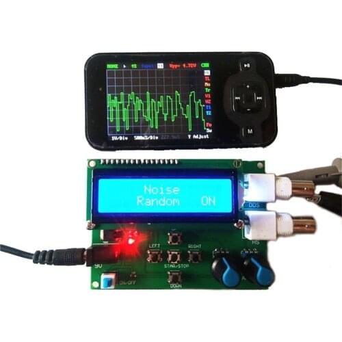 DDS Function Signal Generator Module Sawtooth Triangle Wave Sine Square Sawtooth Wave Kit 1Hz-65534Hz DC 7V-9V LCD Display