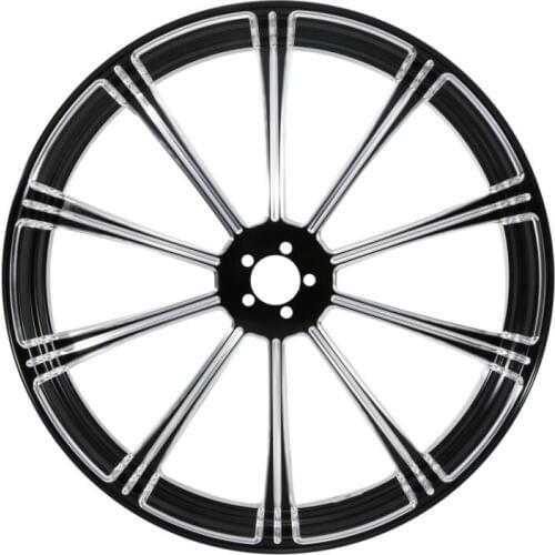 Motorcycle 23" x 3.5" CNC Front Wheel Rim Dual Disc For Harley Touring Choppers Baggers
