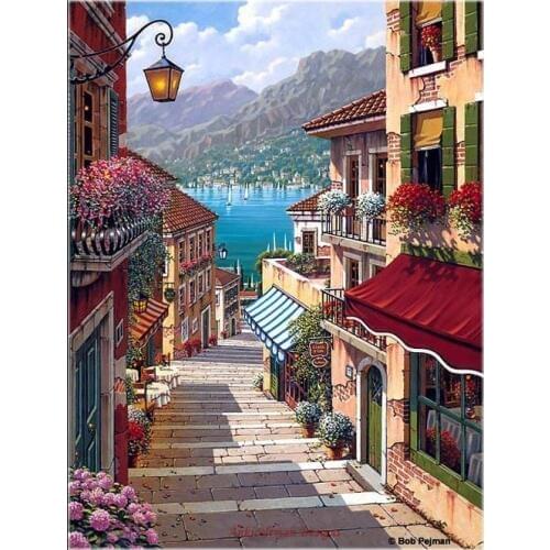 Embroidery Counted Cross Stitch Kits Needlework - Crafts 14 ct DMC DIY Arts Handmade Decor - Bellagio Village