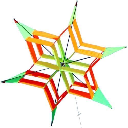 New Arrive New Style 3D Flower Kite With Handle & Line Good Flying