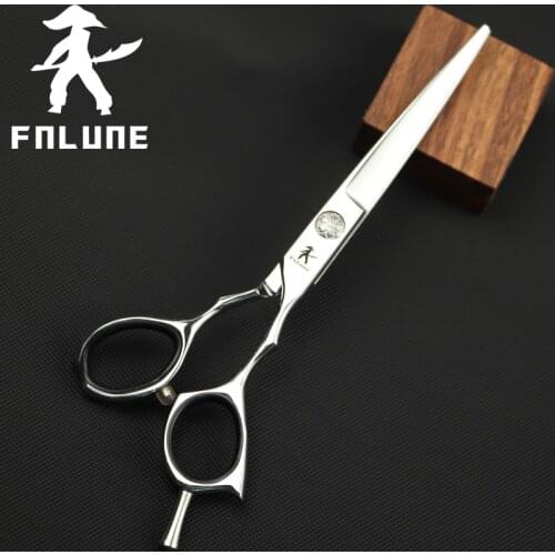 FnLune 6 Inch VG-10 Irregular Handle Professional Hair Salon Scissors Cut Barber Accessories Haircut Shear Hairdressing Scissors