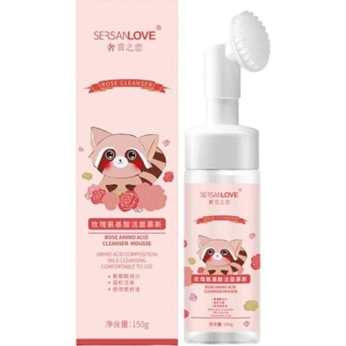 Suitable for amino acid cleansing foam cleansing blowing anti-aging brush wiper bleaching massage moisturizing
