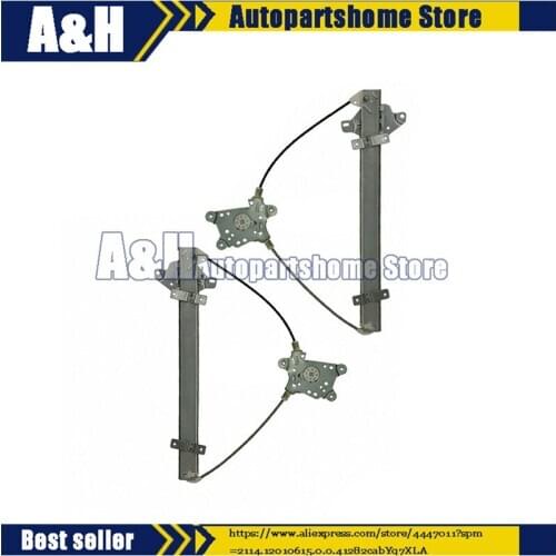 OEM MR573877 MR573878 Window Glass Regulator Motors Front Driver LH RH Pair Set of 2 for Mitsubishi Outlander 2003-2006 New