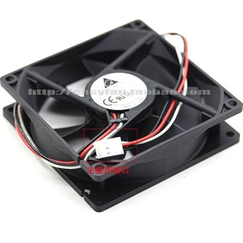 Detla Electronics AFB0912L 6C41 DC 12V 0.15A 90x90x25mm Server Cooling Fan