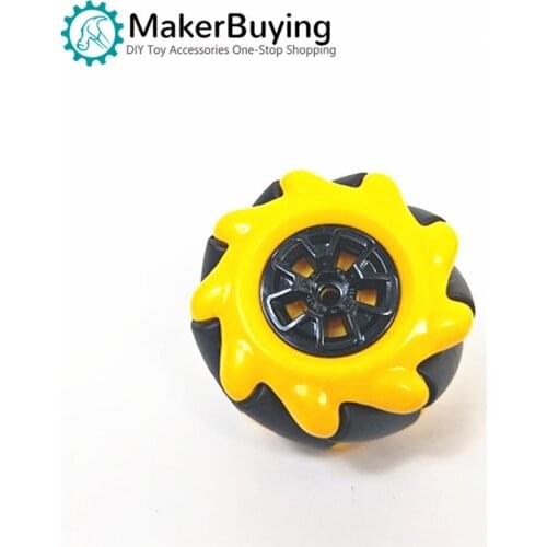 A pair of Mecanum wheels 48/60 / 80mm universal wheels omnidirectional tires TT motor compatible robot 2 inch left + right