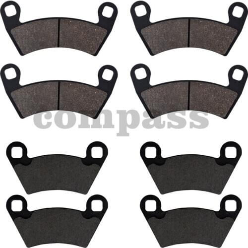 Motorcycle Front and Rear Brake Pads for POLARIS 700 Ranger 6x4 EFI / XP 4x4 2008