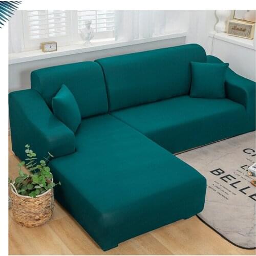 Stretch Sofa Slipcover Elastic Sofa Covers for Living Room Corner L Shaped Sofa Chair Couch Cover Home Decor 1/2/3/4-seater