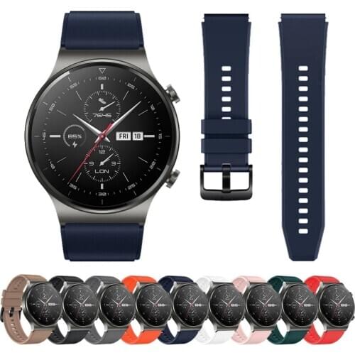 Watchband Silicone Strap For Huawei Honor Magic2 46mm GS Pro/GT2 Pro Bracelet Band 22mm Wristband For WATCH gt 2 Pro Belt Correa