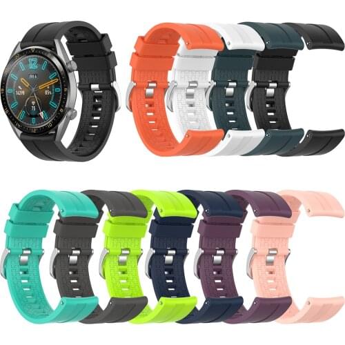 22mm Silicagel for huawei watch gt 2 band 46mm Strap for galaxy active 46mm HONOR Magic strap Bracelet GT2 Smartwatch Watchband