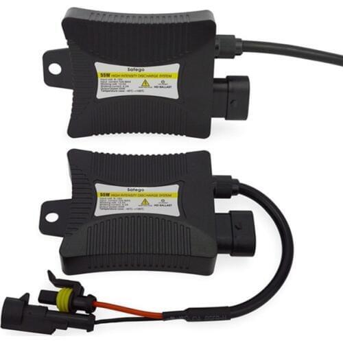 Safego 2pcs 12V hid xenon ballast 55W Digital slim Xenon hid ballast 55w block ignition for HID kit xenon H7 H4 H1 H3 H11