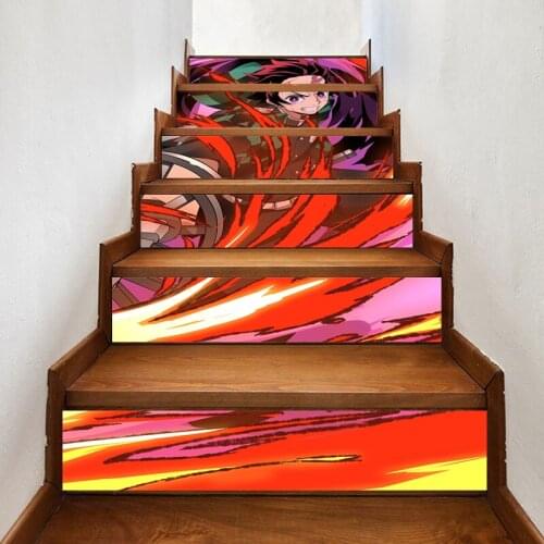 Self Adhesive Decal Handsome Boy Cool PVC Waterproof Art Home Decor Suit for Steel Stair Paper DIY Living Room 3D Print Sticker