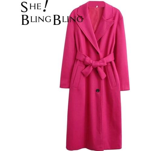 SheBlingBling Women's Coats With A Belt
